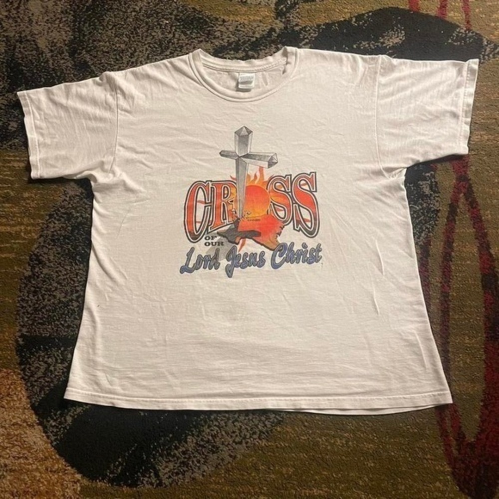 90s Cross of Our Lord Jesus Christ tee shirt streetwear